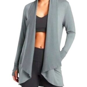 Athleta Pranayama Wrap Knit Cozy Cardigan